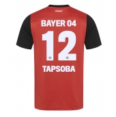 Billige Bayer Leverkusen Edmond Tapsoba #12 Hjemmebanetrøje 2024-25 Kort ærmer