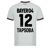 Billige Bayer Leverkusen Edmond Tapsoba #12 Udebanetrøje 2023-24 Kort ærmer