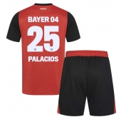 Billige Bayer Leverkusen Exequiel Palacios #25 Hjemmebanetrøje Børn 2024-25 Kort ærmer (+ bukser)