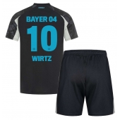 Billige Bayer Leverkusen Florian Wirtz #10 Tredje trøje Børn 2024-25 Kort ærmer (+ bukser)