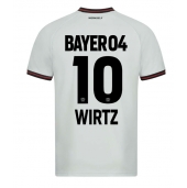 Billige Bayer Leverkusen Florian Wirtz #10 Udebanetrøje 2023-24 Kort ærmer