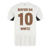 Billige Bayer Leverkusen Florian Wirtz #10 Udebanetrøje 2024-25 Kort ærmer