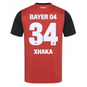 Billige Bayer Leverkusen Granit Xhaka #34 Hjemmebanetrøje 2024-25 Kort ærmer