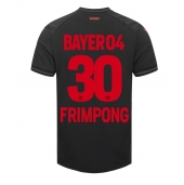 Billige Bayer Leverkusen Jeremie Frimpong #30 Hjemmebanetrøje 2023-24 Kort ærmer