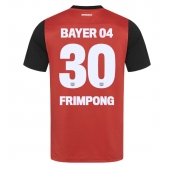 Billige Bayer Leverkusen Jeremie Frimpong #30 Hjemmebanetrøje 2024-25 Kort ærmer