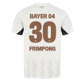 Billige Bayer Leverkusen Jeremie Frimpong #30 Udebanetrøje 2024-25 Kort ærmer