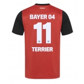 Billige Bayer Leverkusen Martin Terrier #11 Hjemmebanetrøje 2024-25 Kort ærmer