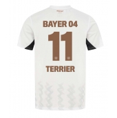 Billige Bayer Leverkusen Martin Terrier #11 Udebanetrøje 2024-25 Kort ærmer