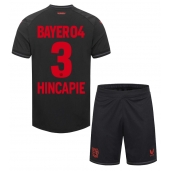 Billige Bayer Leverkusen Piero Hincapie #3 Hjemmebanetrøje Børn 2023-24 Kort ærmer (+ bukser)