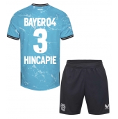 Billige Bayer Leverkusen Piero Hincapie #3 Tredje trøje Børn 2023-24 Kort ærmer (+ bukser)