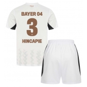 Billige Bayer Leverkusen Piero Hincapie #3 Udebanetrøje Børn 2024-25 Kort ærmer (+ bukser)