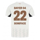 Billige Bayer Leverkusen Victor Boniface #22 Udebanetrøje 2024-25 Kort ærmer