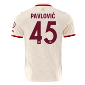 Billige Bayern Munich Aleksandar Pavlovic #45 Tredje trøje 2024-25 Kort ærmer