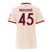 Billige Bayern Munich Aleksandar Pavlovic #45 Tredje trøje Dame 2024-25 Kort ærmer