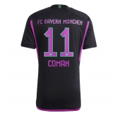 Billige Bayern Munich Kingsley Coman #11 Udebanetrøje 2023-24 Kort ærmer