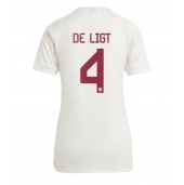 Billige Bayern Munich Matthijs de Ligt #4 Tredje trøje Dame 2023-24 Kort ærmer