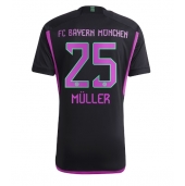 Billige Bayern Munich Thomas Muller #25 Udebanetrøje 2023-24 Kort ærmer