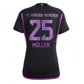 Billige Bayern Munich Thomas Muller #25 Udebanetrøje Dame 2023-24 Kort ærmer