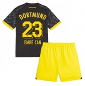 Billige Borussia Dortmund Emre Can #23 Udebanetrøje Børn 2023-24 Kort ærmer (+ bukser)