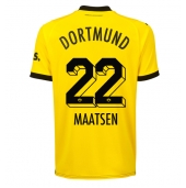 Billige Borussia Dortmund Ian Maatsen #22 Hjemmebanetrøje 2023-24 Kort ærmer