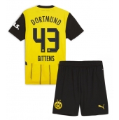 Billige Borussia Dortmund Jamie Bynoe-Gittens #43 Hjemmebanetrøje Børn 2024-25 Kort ærmer (+ bukser)