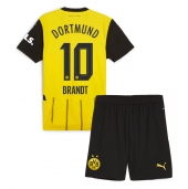 Billige Borussia Dortmund Julian Brandt #10 Hjemmebanetrøje Børn 2024-25 Kort ærmer (+ bukser)