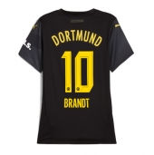 Billige Borussia Dortmund Julian Brandt #10 Udebanetrøje Dame 2024-25 Kort ærmer