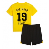 Billige Borussia Dortmund Julian Brandt #19 Hjemmebanetrøje Børn 2023-24 Kort ærmer (+ bukser)