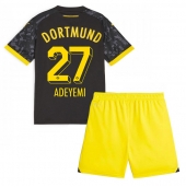 Billige Borussia Dortmund Karim Adeyemi #27 Udebanetrøje Børn 2023-24 Kort ærmer (+ bukser)