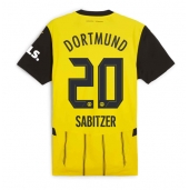 Billige Borussia Dortmund Marcel Sabitzer #20 Hjemmebanetrøje 2024-25 Kort ærmer