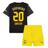 Billige Borussia Dortmund Marcel Sabitzer #20 Udebanetrøje Børn 2024-25 Kort ærmer (+ bukser)