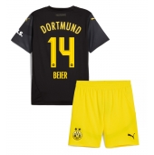 Billige Borussia Dortmund Maximilian Beier #14 Udebanetrøje Børn 2024-25 Kort ærmer (+ bukser)