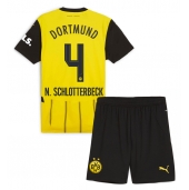 Billige Borussia Dortmund Nico Schlotterbeck #4 Hjemmebanetrøje Børn 2024-25 Kort ærmer (+ bukser)