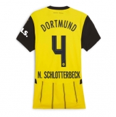 Billige Borussia Dortmund Nico Schlotterbeck #4 Hjemmebanetrøje Dame 2024-25 Kort ærmer