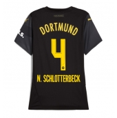 Billige Borussia Dortmund Nico Schlotterbeck #4 Udebanetrøje Dame 2024-25 Kort ærmer