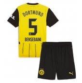 Billige Borussia Dortmund Ramy Bensebaini #5 Hjemmebanetrøje Børn 2024-25 Kort ærmer (+ bukser)