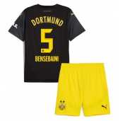 Billige Borussia Dortmund Ramy Bensebaini #5 Udebanetrøje Børn 2024-25 Kort ærmer (+ bukser)