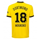 Billige Borussia Dortmund Youssoufa Moukoko #18 Hjemmebanetrøje 2023-24 Kort ærmer