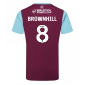 Billige Burnley Josh Brownhill #8 Hjemmebanetrøje 2024-25 Kort ærmer