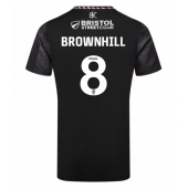 Billige Burnley Josh Brownhill #8 Udebanetrøje 2024-25 Kort ærmer