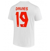 Billige Canada Alphonso Davies #19 Udebanetrøje VM 2022 Kort ærmer