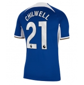 Billige Chelsea Ben Chilwell #21 Hjemmebanetrøje 2023-24 Kort ærmer