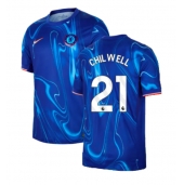 Billige Chelsea Ben Chilwell #21 Hjemmebanetrøje 2024-25 Kort ærmer