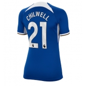 Billige Chelsea Ben Chilwell #21 Hjemmebanetrøje Dame 2023-24 Kort ærmer