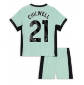 Billige Chelsea Ben Chilwell #21 Tredje trøje Børn 2023-24 Kort ærmer (+ bukser)