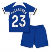 Billige Chelsea Conor Gallagher #23 Hjemmebanetrøje Børn 2023-24 Kort ærmer (+ bukser)