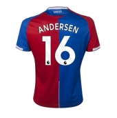 Billige Crystal Palace Joachim Andersen #16 Hjemmebanetrøje 2023-24 Kort ærmer