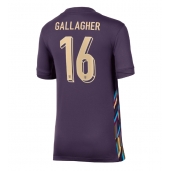 Billige England Conor Gallagher #16 Udebanetrøje Dame EM 2024 Kort ærmer