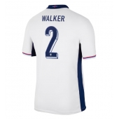 Billige England Kyle Walker #2 Hjemmebanetrøje EM 2024 Kort ærmer