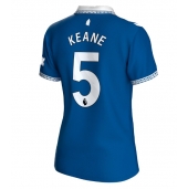 Billige Everton Michael Keane #5 Hjemmebanetrøje Dame 2023-24 Kort ærmer